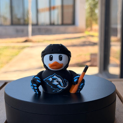 Utah Mammoth Hockey Duck – 3D Printed NHL Fan Dashboard Duck | Mammoth Fan Gift | Hockey Car Dashboard Decor