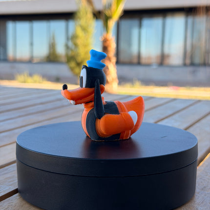 Goofy Inspired Duck – 3D Printed Cartoon Duck | Funny Character Collectible | Dashboard Cartoon Decor