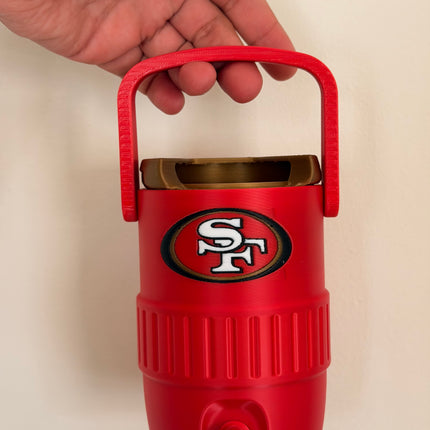 San Francisco 49ers Can Cooler Koozie – 12 oz NFL Football Fan Drink Holder