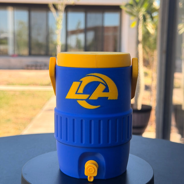 12 oz Rams Inspired Custom Koozie – Football Can Cooler