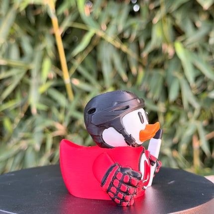 New Jersey Devils Hockey Duck – 3D Printed NHL Fan Dashboard Duck | Devils Fan Gift | Hockey Car Dashboard Decor
