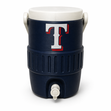 Texas Rangers Mini Cooler Can Holder (12 oz) | Baseball Fan Koozie | Car Dashboard Drink Holder | 3D Printed