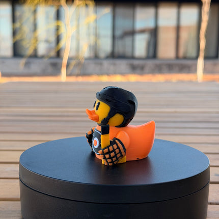 Philadelphia Flyers Hockey Duck – 3D Printed NHL Fan Dashboard Duck | Flyers Fan Gift | Hockey Car Dashboard Decor