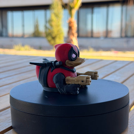 Deadpool Duck – 3D Printed Superhero Dashboard Duck | Marvel Fan Gift