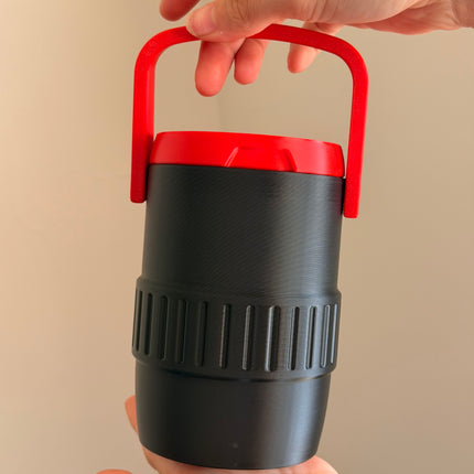 Arizona Black Red Gold Mini Cooler Can Holder (12 oz) | Baseball Fan Koozie | Car Dashboard Drink Holder | 3D Printed