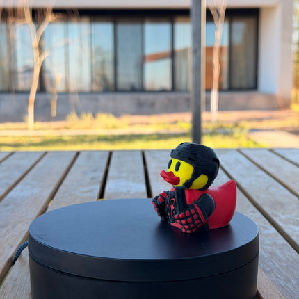 Chicago Blackhawks Hockey Duck – 3D Printed NHL Fan Dashboard Duck | Blackhawks Fan Gift | Hockey Car Dashboard Decor