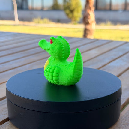 Alligator Duck – 3D Printed Animal Duck | Cute Reptile Fan Gift | Dashboard Decor