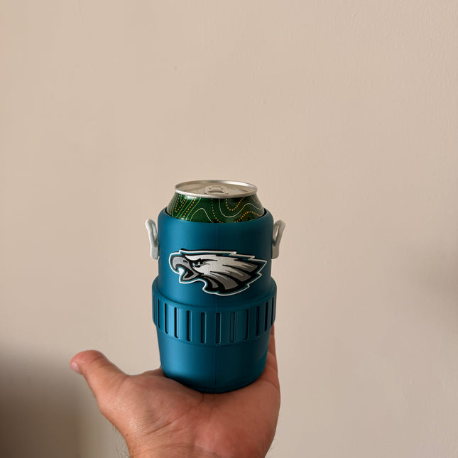 Philadelphia Eagles Can Cooler Koozie 12 oz  Beer Holder | NFL Fan Drink Sleeve