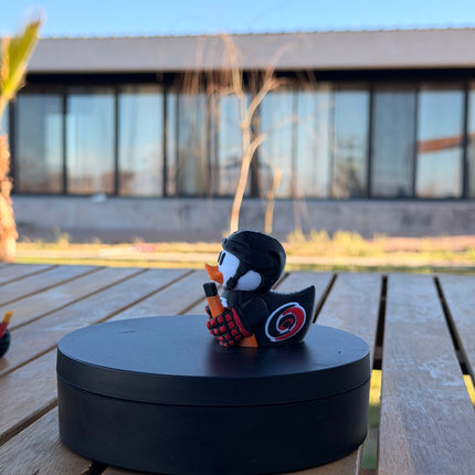 Carolina Hurricanes Hockey Duck – 3D Printed NHL Fan Dashboard Duck | Hurricanes Fan Gift | Hockey Car Dashboard Decor