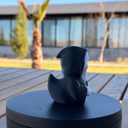 Ghostface Horror Duck – 3D Printed Horror Movie Dashboard Duck | Scary Movie Fan Gift | Horror Collectible