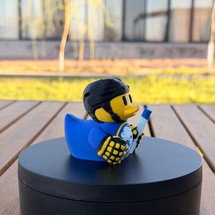 Buffalo Sabres Hockey Duck – 3D Printed NHL Fan Dashboard Duck | Sabres Fan Gift | Hockey Car Dashboard Decor