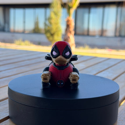 Deadpool Duck – 3D Printed Superhero Dashboard Duck | Marvel Fan Gift