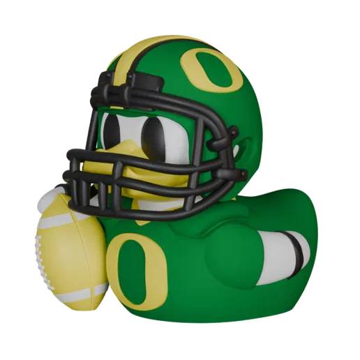 Oregon Ducks Football Duck – 3D Printed College Football Fan Dashboard Duck | Oregon Fan Gift | Football Car Decor