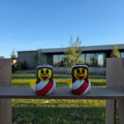 Jesus Duck – Faith-Inspired Dashboard Duck | 3D Printed Collectible
