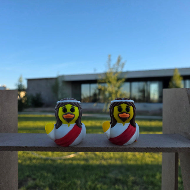 Jesus Duck – Faith-Inspired Dashboard Duck | 3D Printed Collectible