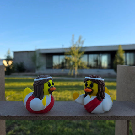 Jesus Duck – Faith-Inspired Dashboard Duck | 3D Printed Collectible
