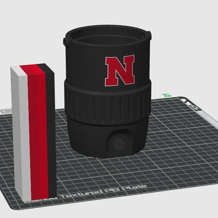Nebraska Huskers Can Cooler Koozie – 12 oz College Football Fan Drink Holder