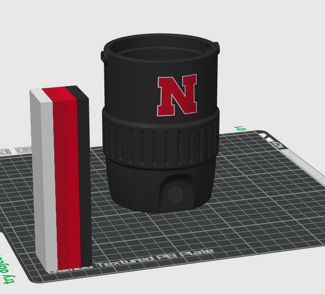 Nebraska Huskers Can Cooler Koozie – 12 oz College Football Fan Drink Holder