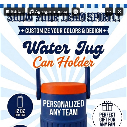 Custom Koozie – Personalized 12oz Can Cooler | Your Design, your colors.
