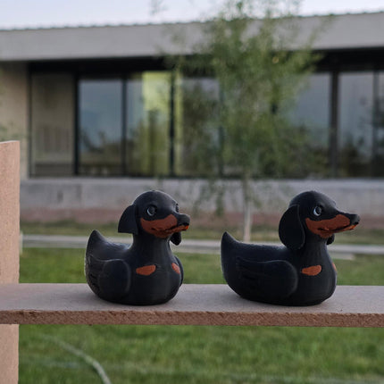 Dachshund Dog Duck – 3D Printed Dachshund Inspired Duck | Cute Wiener Dog Gift | Dashboard Dog Decor