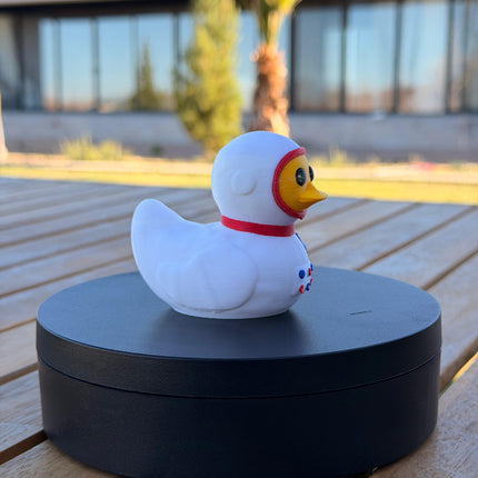 NASA Quackstronaut Duck – 3D Printed Astronaut Duck | Space Fan Dashboard Decor | Artemis Mission Inspired Collectible