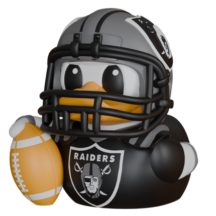 Las Vegas Raiders Football Duck – 3D Printed NFL Fan Dashboard Duck | Raiders Fan Gift | Football Car Dashboard Decor