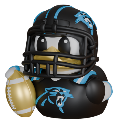 Carolina Panthers Football Duck – 3D Printed NFL Fan Dashboard Duck | Panthers Fan Gift | Football Car Dashboard Decor