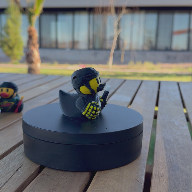 Pittsburgh Penguins Hockey Duck – 3D Printed NHL Fan Dashboard Duck | Penguins Fan Gift | Hockey Car Dashboard Decor