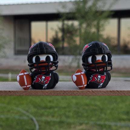 Tampa Bay Buccaneers Football Duck – 3D Printed Collector Figure | Bucs Fan Gift