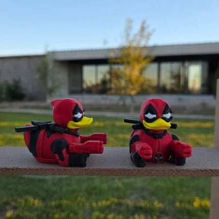 Deadpool Duck – 3D Printed Superhero Collectible 🔫🦆