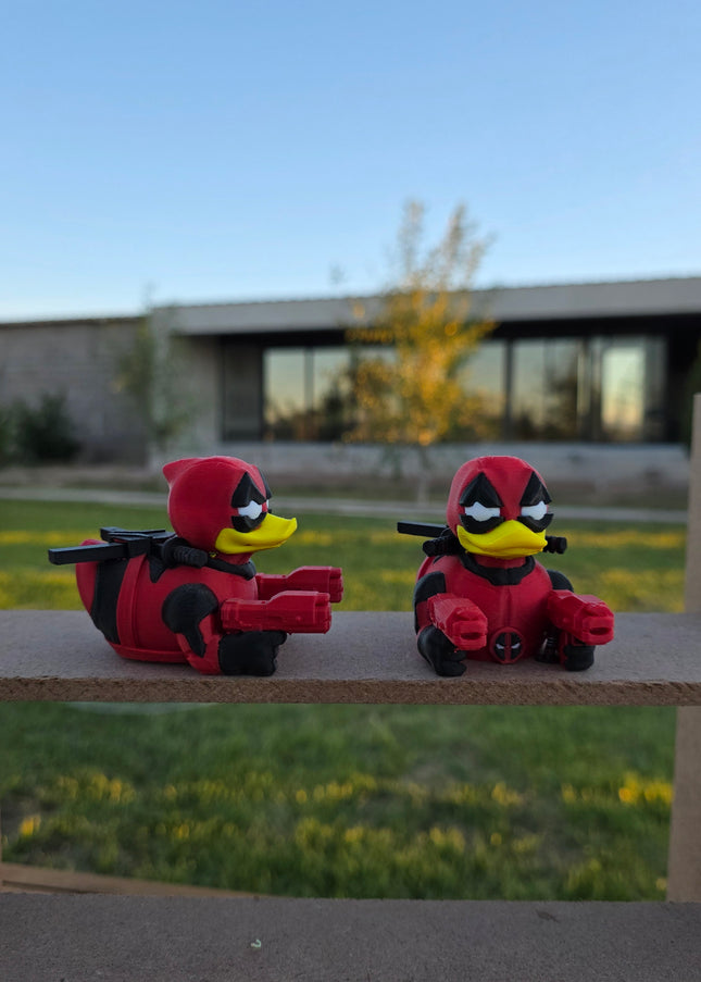 Deadpool Duck – 3D Printed Superhero Collectible 🔫🦆