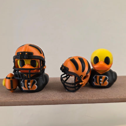 Cincinnati Bengals Duck – 3D Printed Collector Figure | NFL Fan Gift