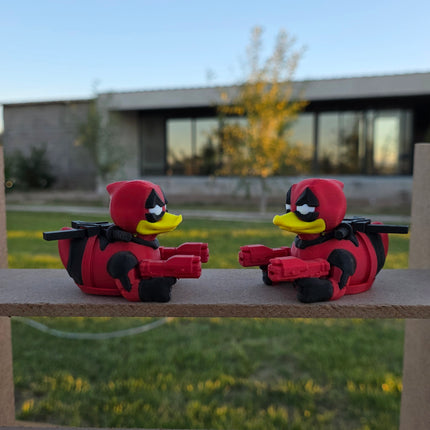 Deadpool Duck – 3D Printed Superhero Collectible 🔫🦆