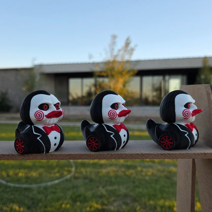 Billy the Puppet Duck – 3D Printed Horror Collectible 🪚🦆
