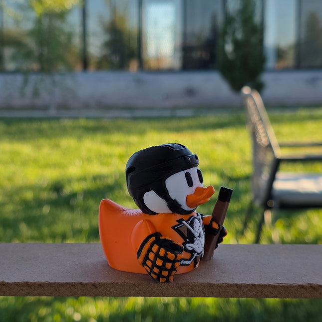 Anaheim Ducks Hockey Duck – 3D Printed Collector Figure | NHL Fan Gift, Desk Decor, Dashboard Mascot