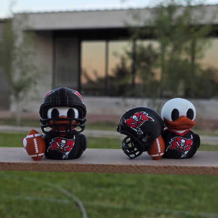 Tampa Bay Buccaneers Football Duck – 3D Printed Collector Figure | Bucs Fan Gift