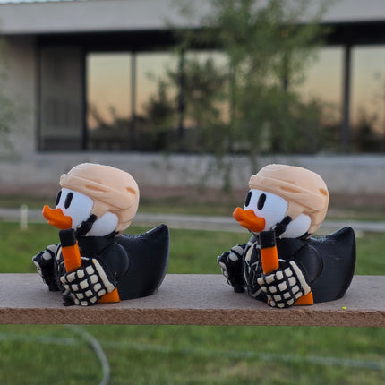 Vegas Golden Knights Hockey Duck – 3D Printed Collector Figure | NHL Fan Gift, Desk Decor, Dashboard Mascot