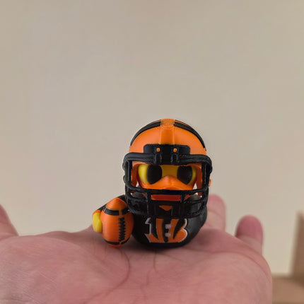 Cincinnati Bengals Duck – 3D Printed Collector Figure | NFL Fan Gift