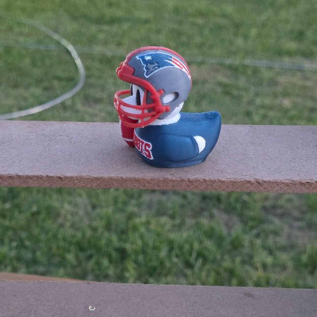 New England Patriots Duck – 3D Printed Collector Figure | NFL Fan Gift