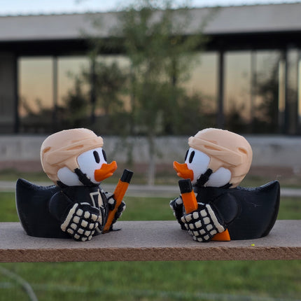 Vegas Golden Knights Hockey Duck – 3D Printed Collector Figure | NHL Fan Gift, Desk Decor, Dashboard Mascot