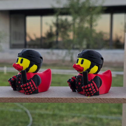 Chicago Blackhawks Hockey Duck – 3D Printed Collector Figure | NHL Fan Gift