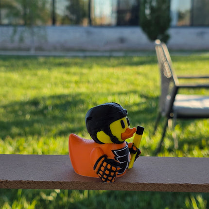 Philadelphia Flyers Hockey Duck – 3D Printed Collector Figure | NHL Fan Gift, Desk Decor, Dashboard Mascot