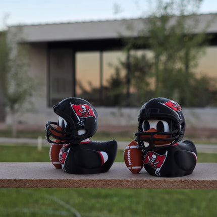 Tampa Bay Buccaneers Football Duck – 3D Printed Collector Figure | Bucs Fan Gift