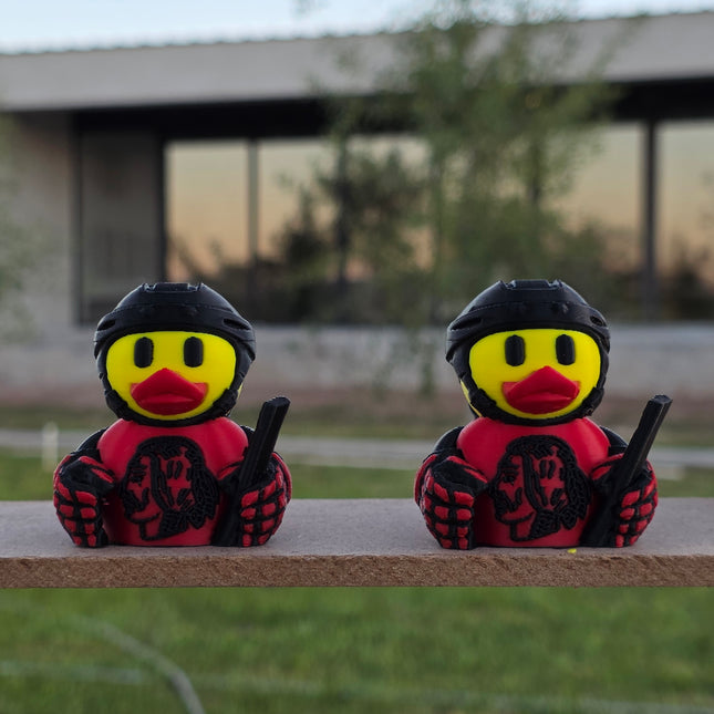 Chicago Blackhawks Hockey Duck – 3D Printed Collector Figure | NHL Fan Gift