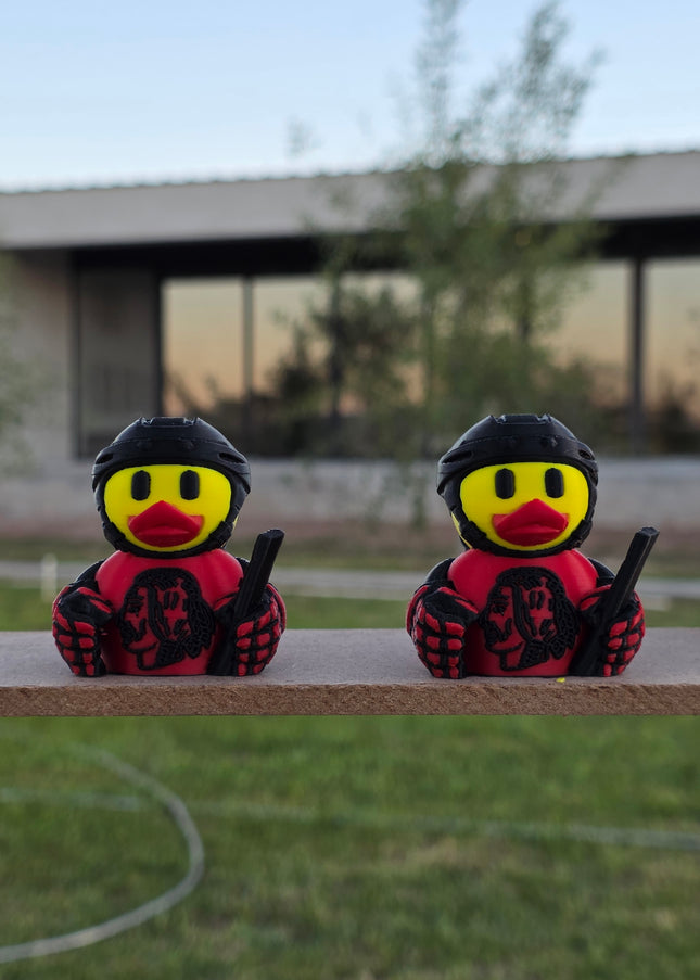 Chicago Blackhawks Hockey Duck – 3D Printed Collector Figure | NHL Fan Gift