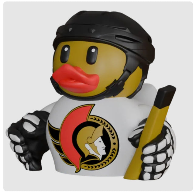 Ottawa Senators Hockey Duck – 3D Printed Collector Figure | NHL Fan Gift, Desk Decor, Dashboard Mascot