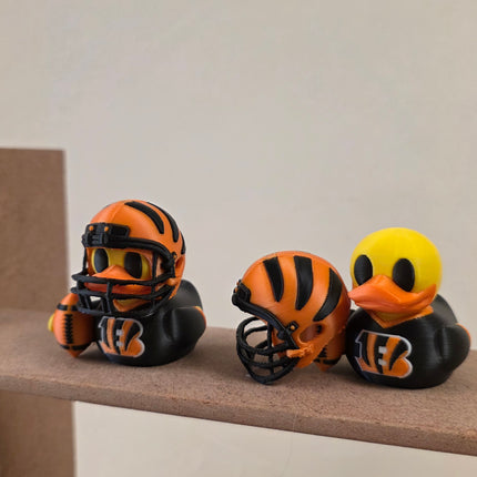Cincinnati Bengals Duck – 3D Printed Collector Figure | NFL Fan Gift