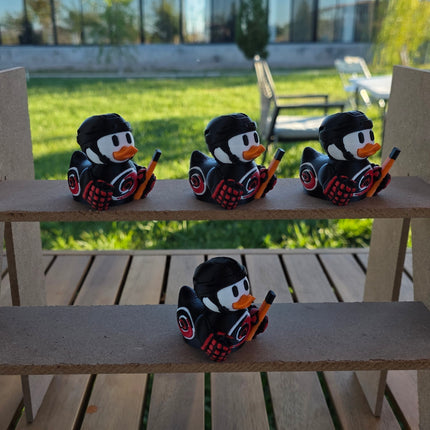 Carolina Hurricanes Hockey Duck – 3D Printed Collector Figure | NHL Fan Gift, Desk Decor, Dashboard Mascot