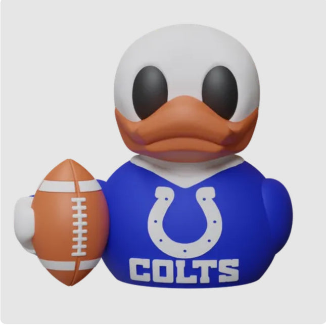 Indianapolis Colts Duck – 3D Printed Collector Figure | NFL Fan Gift