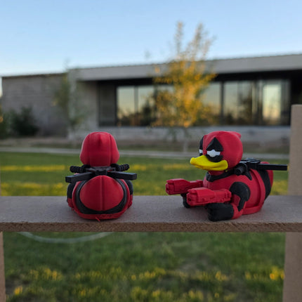 Deadpool Duck – 3D Printed Superhero Collectible 🔫🦆
